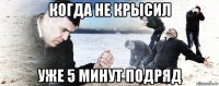 когда не крысил уже 5 минут подряд