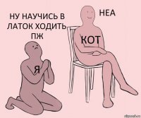 я кот ну научись в латок ходить пж