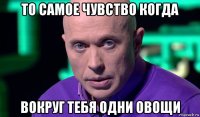 то самое чувство когда вокруг тебя одни овощи