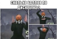 сколько баллов по дискретке ? 