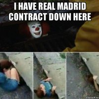 i have real madrid contract down here 