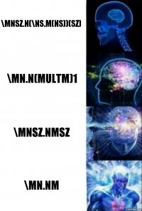 \mnsz.n(\ns.m(ns))(sz) \mn.n(multm)1 \mnsz.nmsz \mn.nm