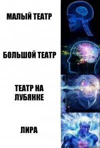 Малый театр большой театр Театр на Лубянке Лира