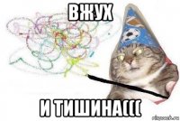 вжух и тишина(((