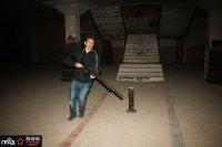 Создать мем Батя лазертаг