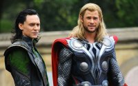 Создать мем Loki and Thor