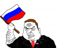 Создать мем Патриот россии блеать