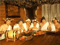 Создать мем Руская баня