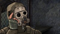 Создать мем Сталкер Think about it