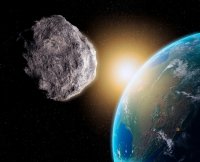 Создать мем The asteroid flies crashes into the ground on November 12