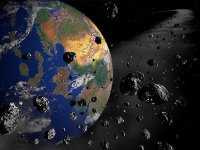 Создать мем The earth enters the asteroid belt