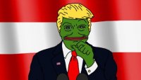 Создать мем Трамп
