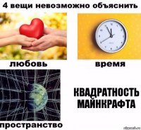 квадратность майнкрафта