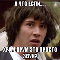 а что если..... хрум-хрум это просто звук?