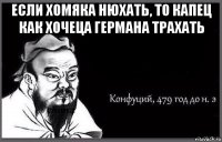 если хомяка нюхать, то капец как хочеца германа трахать 