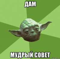 дам мудрый совет