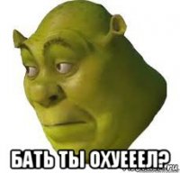  бать ты охуееел?