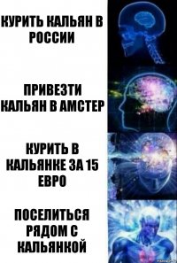 Курить кальян в России Привезти кальян в Амстер Курить в кальянке за 15 евро Поселиться рядом с кальянкой