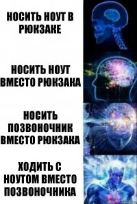 Носить ноут в рюкзаке Носить ноут вместо рюкзака Носить позвоночник вместо рюкзака Ходить с ноутом вместо позвоночника