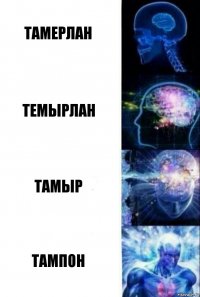 Тамерлан Темырлан Тамыр Тампон