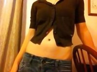 Создать мем Beautiful tummy playing fetish in a sweater