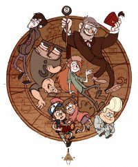 Создать мем Gravity Falls