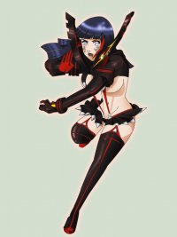 Создать мем Хината Kill la kill