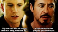 Создать мем Im a genius billionaire playboy philanthropist