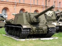 Создать мем ISU -122 Object 242-Soviet heavy self-propelled artillery instal