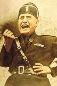 Создать мем Муссолини
