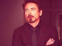 Создать мем My face is Tony Stark