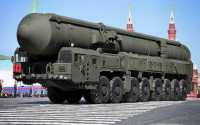 Создать мем RT-2PM2 Topol-M is a Russian strategic missile system