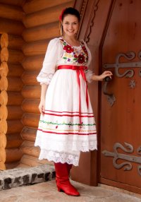 Создать мем Славянка