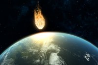 Создать мем The asteroid flies into the ground it will cut