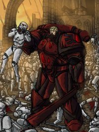 Создать мем Warhammer 40k против звёздных войн