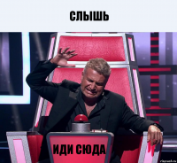 Слышь Иди сюда