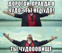 дорогой, правда я чудо? ты не чудо! ты чудооовище