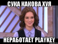 сука какова хуя неработает playkey