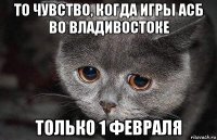 то чувство, когда игры асб во владивостоке только 1 февраля