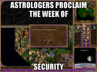 astrologers proclaim the week of security