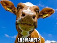  где макет?