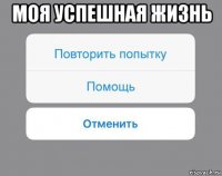 моя успешная жизнь 