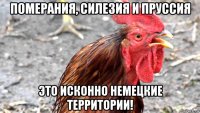 померания, силезия и пруссия это исконно немецкие территории!