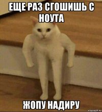 еще раз сгошишь с ноута жопу надиру