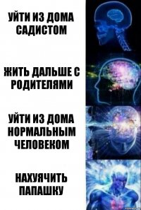 уйти из дома садистом жить дальше с родителями уйти из дома нормальным человеком Нахуячить папашку