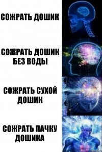 Сожрать дошик Сожрать дошик без воды Сожрать сухой дошик Сожрать пачку дошика