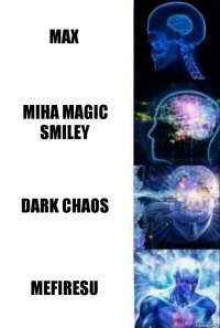 max miha magic smiley dark chaos mefiresu