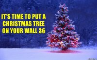 it's time to put a Christmas tree on your wall 36