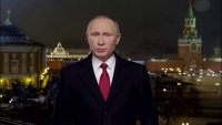 Создать мем Putin congratulations on the coming New Year 2018