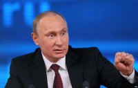 Создать мем Putin is shocked